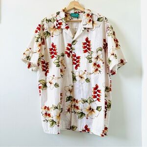 Jade Fashions Made in Hawaii Hibiscus shirt Men’s size Large